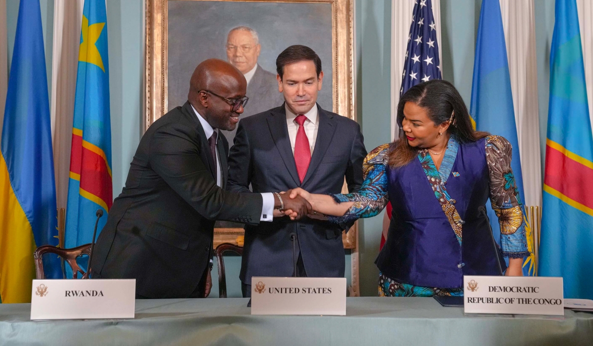 Signature de l'accord de paix RDC–Rwanda à Washington